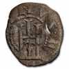 Genoa Italian States Silver Denaro (12th Century) Fine-VF