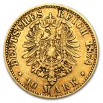 Germany Gold 10 Mark (Random) Avg Circ