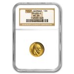 Germany Gold 10 Marks Prussia (1872-1873) MS-66 NGC