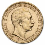 Germany Gold 20 Marks (Random) Avg Circ