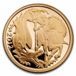 Great Britain Gold 1/4 Sovereign Proof/BU (Random Year)
