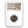 Indo-Scythian AR Tetradrachm Azes I/II c.58 BC Ch VF NGC