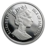 Isle of Man 1/4 oz Platinum Noble BU