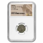 Judaea AE Prutah "Jewish War" (66-70 AD) Fine NGC