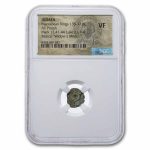 Judaea Maccabean Kings (135-37 BC) Widow's Mite VF NGC