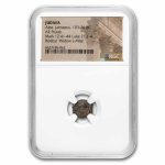 Judaea Widow's Mite Alexander Jannaeus (103-76 BC) NGC (Genuine)