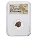 Judaea Widow's Mite Herod I AE Prutah (40-4 BC) VF NGC