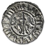 Kingdom of Armenia Silver Tram Levon I (1198-1219 AD) XF-AU
