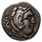Kingdom of Macedon AR Drachm Alexander III (336-300 BC) AU