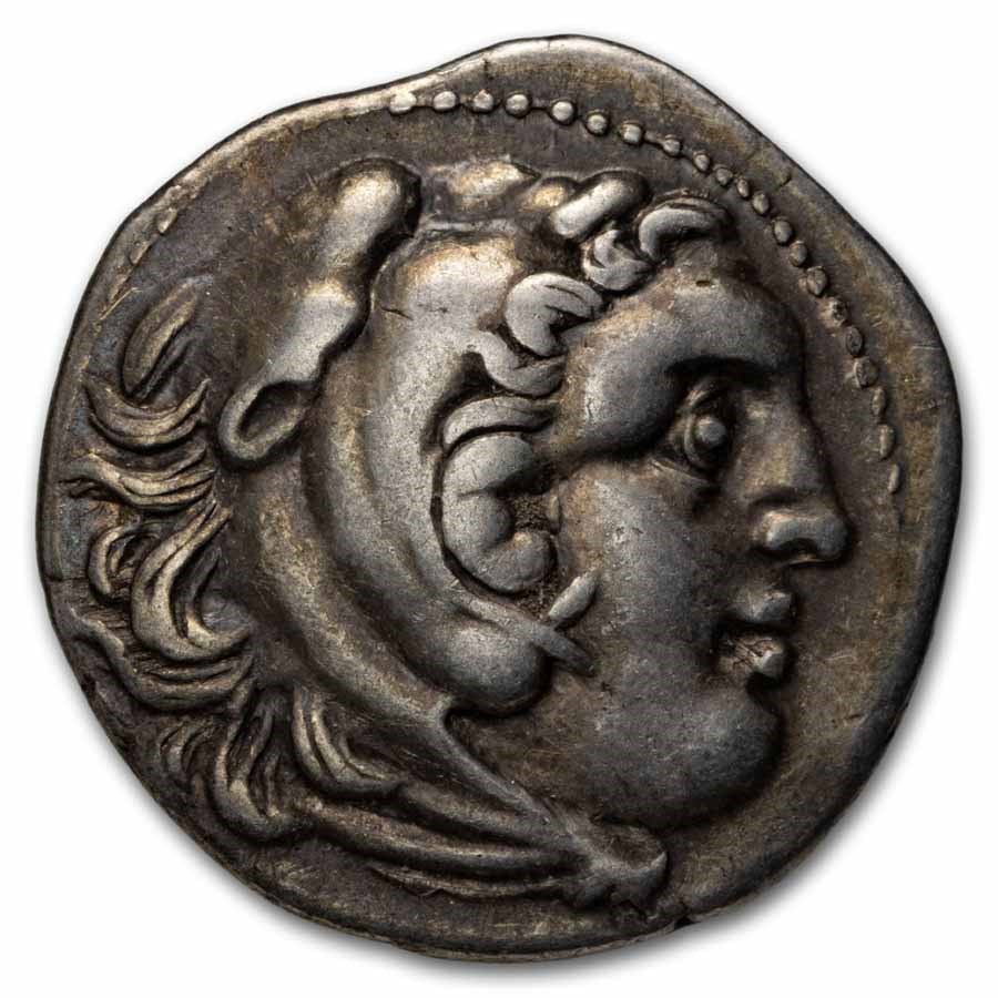 Kingdom of Macedon AR Drachm Alexander III (336-300 BC) AU