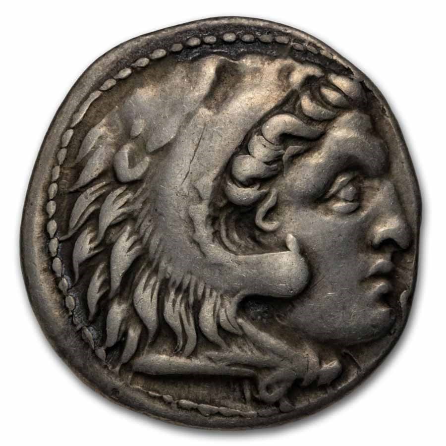 Kingdom of Macedon AR Drachm Alexander III (336-300 BC) Ch XF