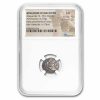 Kingdom of Macedon AR Drachm Alexander III (336-323 BC) AU NGC