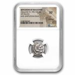Kingdom of Macedon AR Drachm Alexander III (336-323 BC) XF NGC