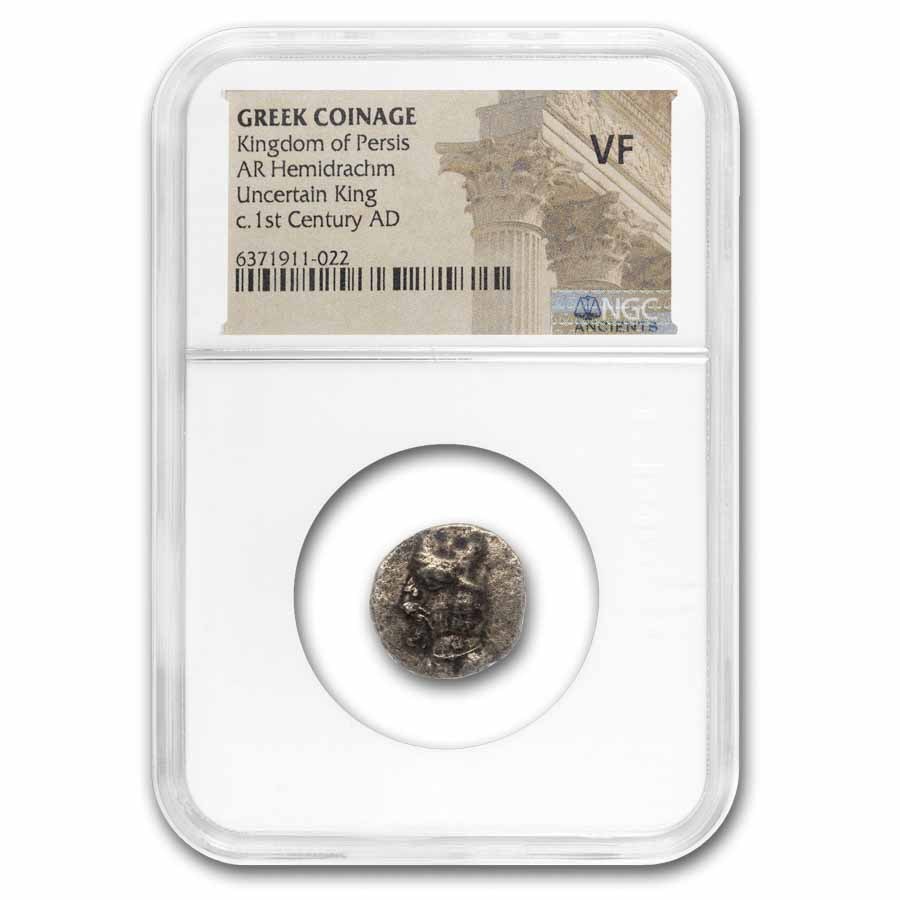Kingdom of Persis AR Hemidrachm (1st century BC) VF NGC