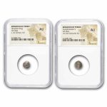 Kingdom of Persis AR Obol (132 BC - 224 AD) AU NGC (Random Ruler)