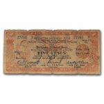 MacArthur Philippines Guerilla Currency 5 Pesos Banknote