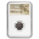 Macedon Alexander III Drachm 336-323 BC Ch Fine NGC Posthu. Issue