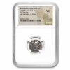 Macedonia AR Silver Drachm Philip III (323-317 BC) VG NGC