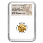 Macedonia Gold Stater of Alexander III (336-323 BC) AU NGC (4/4)