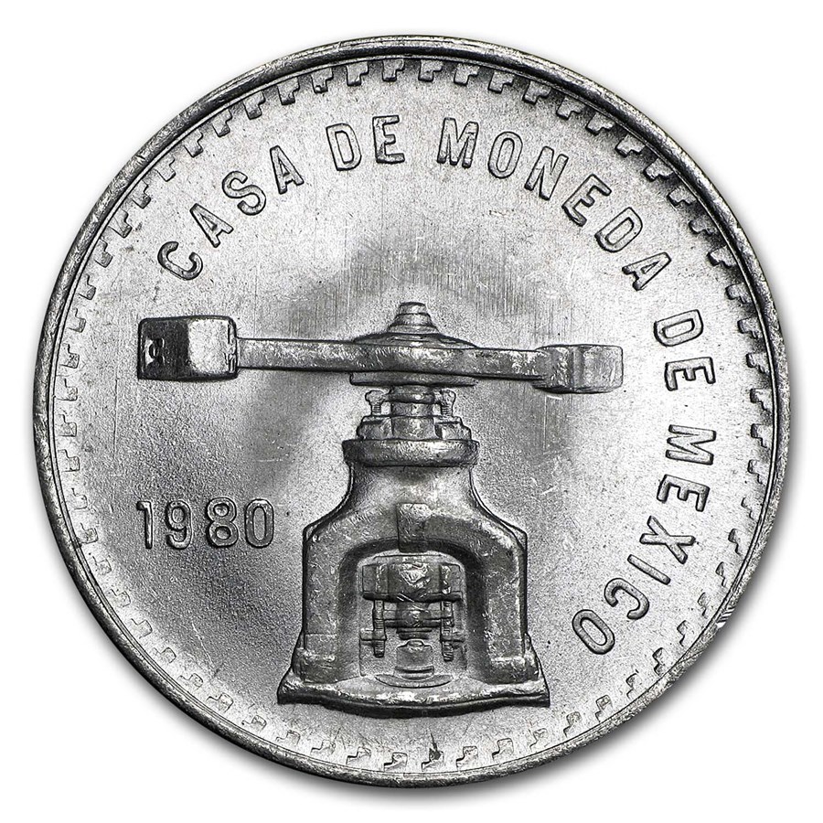 Mexico 1 oz Silver Onza Balance Scale (Random) Avg Circ