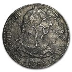 Mexico-Mo Silver 8 Reales Charles III Shipwreck Effect