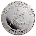 MLB Miami Marlins 1 oz Silver Round