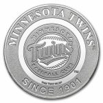 MLB Minnesota Twins 1 oz Silver Round (w/Box)