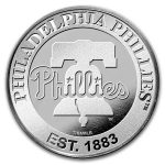 MLB Philadelphia Phillies 1 oz Silver Round (w/Box)