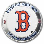 MLB Random 1 oz Silver Colorized Round (Abrasions)