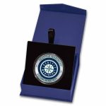 MLB Seattle Mariners 1 oz Silver Colorized Round (w/ Box)