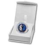 NBA Dallas Mavericks 1 oz Silver Colorized Round (w/Box)