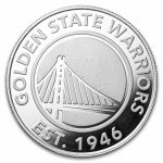 NBA Golden State Warriors 1 oz Silver Round