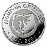 NBA Memphis Grizzlies 1 oz Silver Round