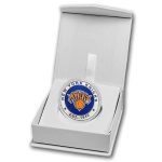 NBA New York Knicks 1 oz Silver Colorized Round (w/Box)