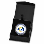 NFL Los Angeles Rams 1 oz Silver Colorized Round (w/Box)