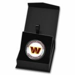 NFL Washington Commanders 1 oz Silver Colorized Round (w/Box)
