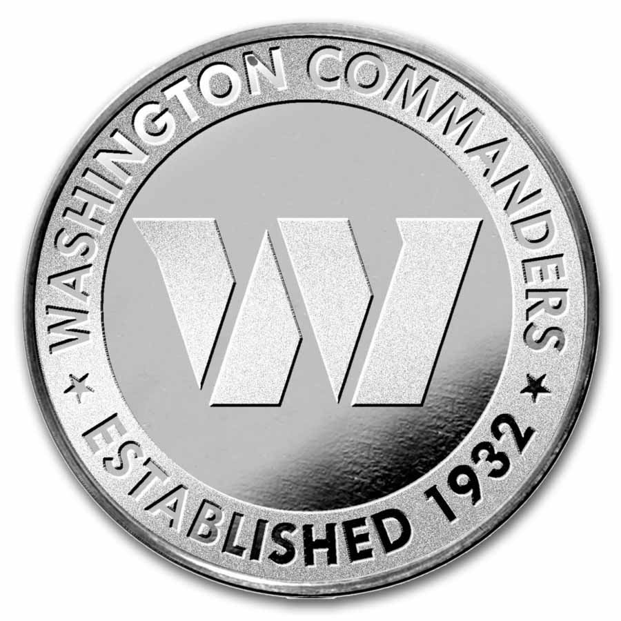 NFL Washington Commanders 1 oz Silver Round