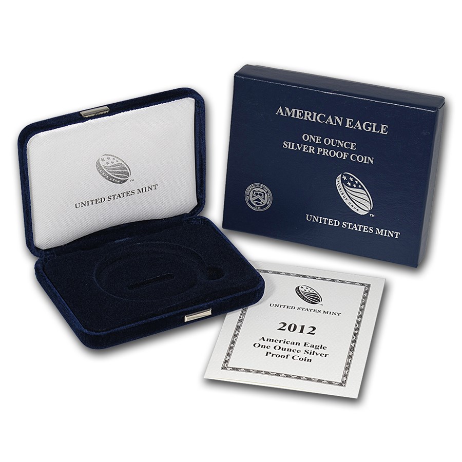 OGP - 2012 Silver American Eagle Proof (Empty Box & COA)