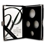 OGP Box & COA - 1999 Proof 4-Coin Platinum Eagle Set (Empty)