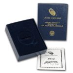 OGP Box & COA - 2012 (W) 1 oz Burnished Gold American Eagle