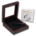 OGP Box & COA - 2013 1 oz Silver Somalian Elephant High Relief