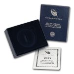OGP Box & COA - 2013 Silver American Eagle Burnished (Empty)