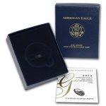 OGP Box & COA - 2014-W 1 oz Burnished Gold Eagle