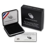 OGP Box & COA - 2015 U.S. Mint U.S. Marshals Silver Proof Coin