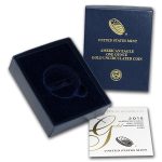 OGP Box & COA - 2015-W 1 oz Burnished Gold Eagle