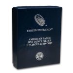 OGP Box & COA - 2020 Silver American Eagle Burnished (Empty)
