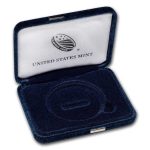 OGP Box & COA - 2021-W Silver American Eagle Proof (Empty)
