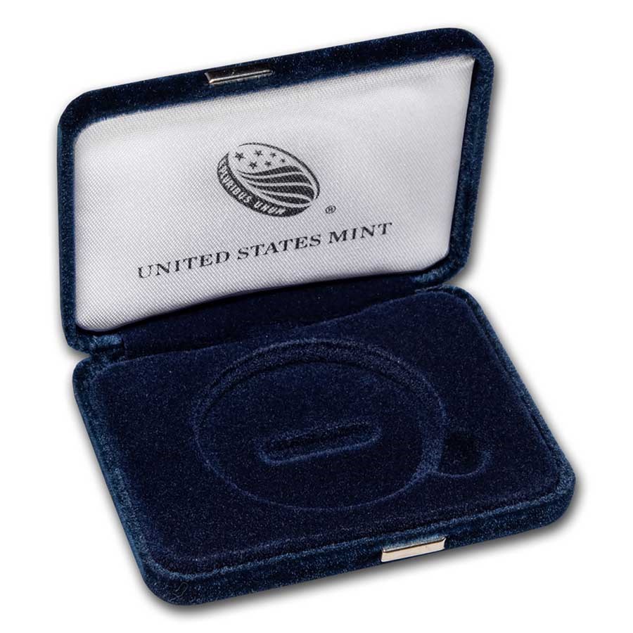 OGP Box & COA - 2021-W Silver American Eagle Proof (Empty)