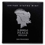 OGP Box & COA - 2023-S Silver Peace Dollar Proof (Empty)