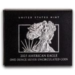 OGP Box & COA - 2025-W Silver American Eagle Burnished (Empty)